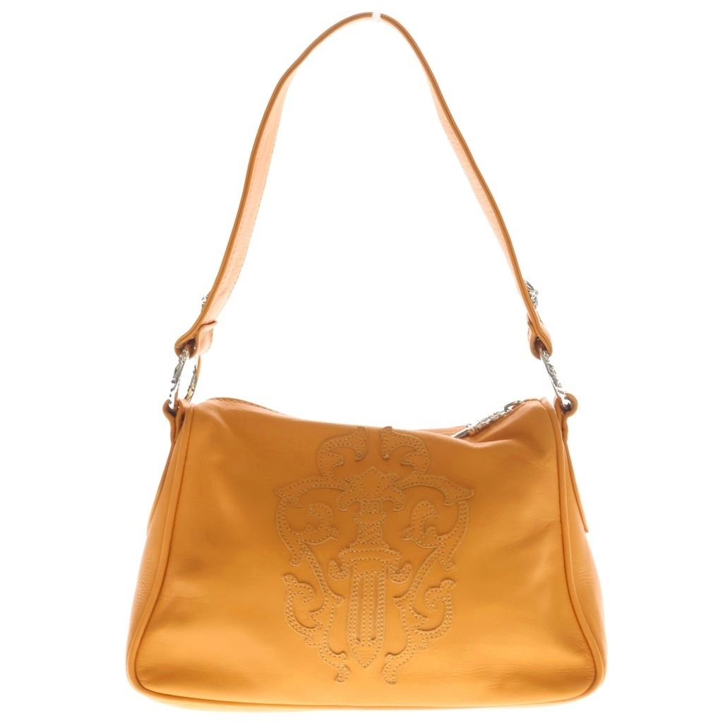 CHROME HEARTS (クロムハーツ) CHICKEN NUGGET SM チキンナゲット ヴァインダガーパッチ レザーショルダーバッグ