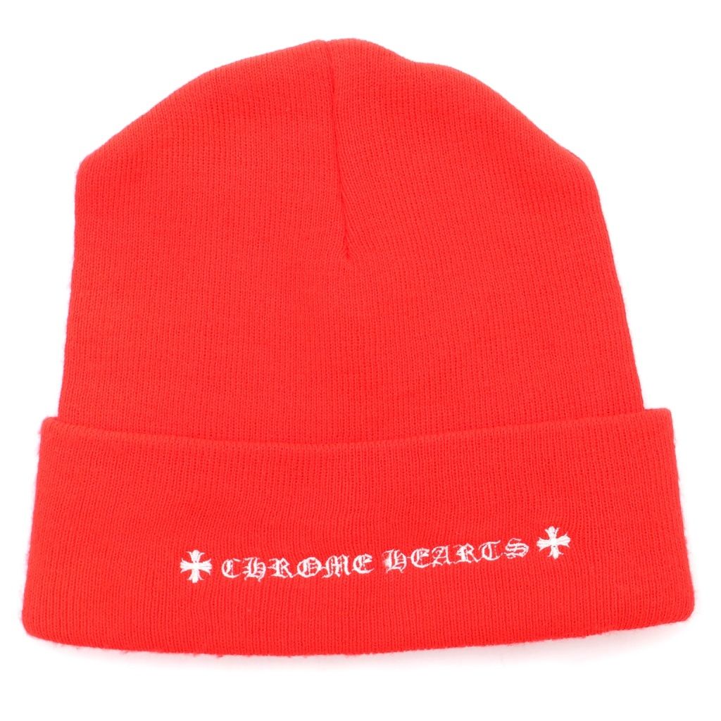 送料無料】CHROME HEARTS (クロムハーツ) WACH CAP CROSS ワッチ