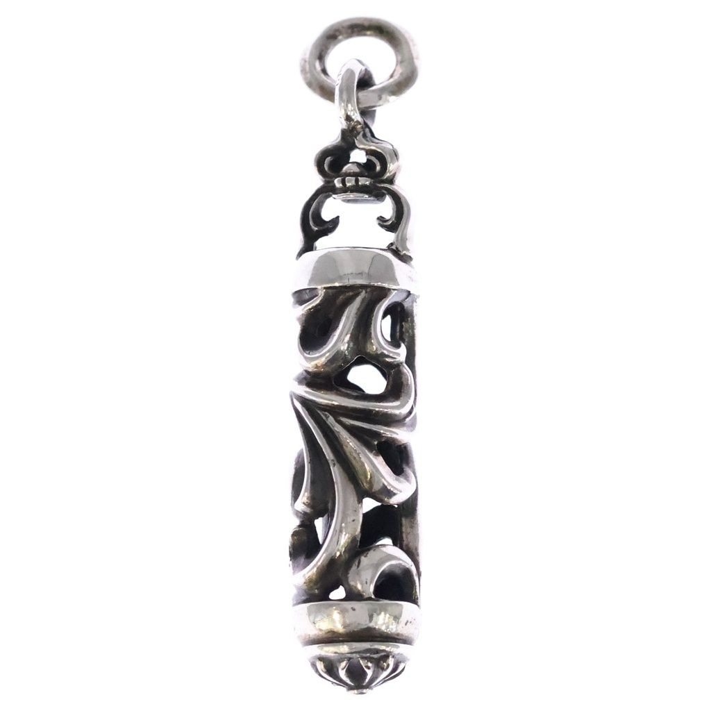 CHROME HEARTS (クロムハーツ) ROLLER ローラー オールド刻印 シルバーネックレストップ