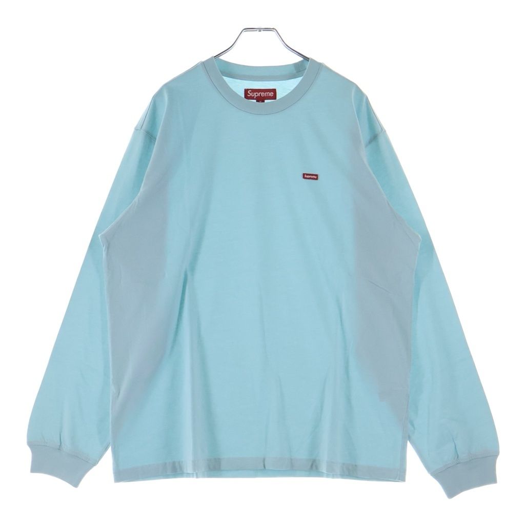 SUPREME (シュプリーム) 25AW Small Box L/S Tee スモールボックスロゴ 長袖Tシャツ カットソー ライトブルー