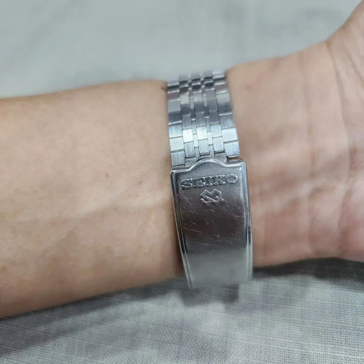 セイコー アクタス SS 23石 ブルー サンレイ オートマチック