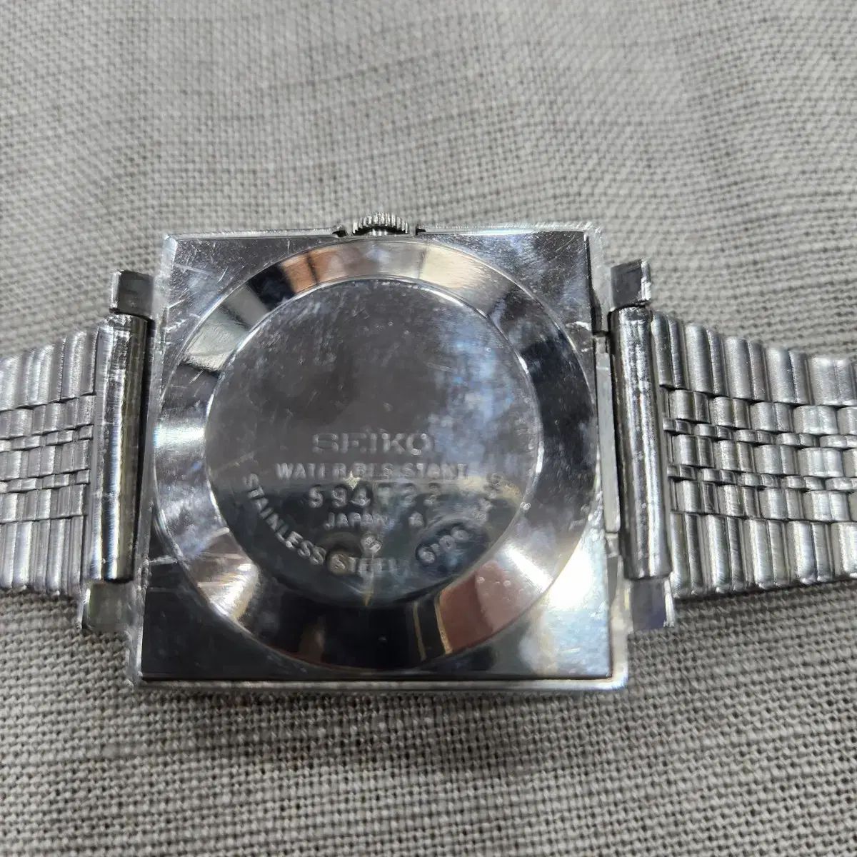 セイコー アクタス SS 23石 ブルー サンレイ オートマチック