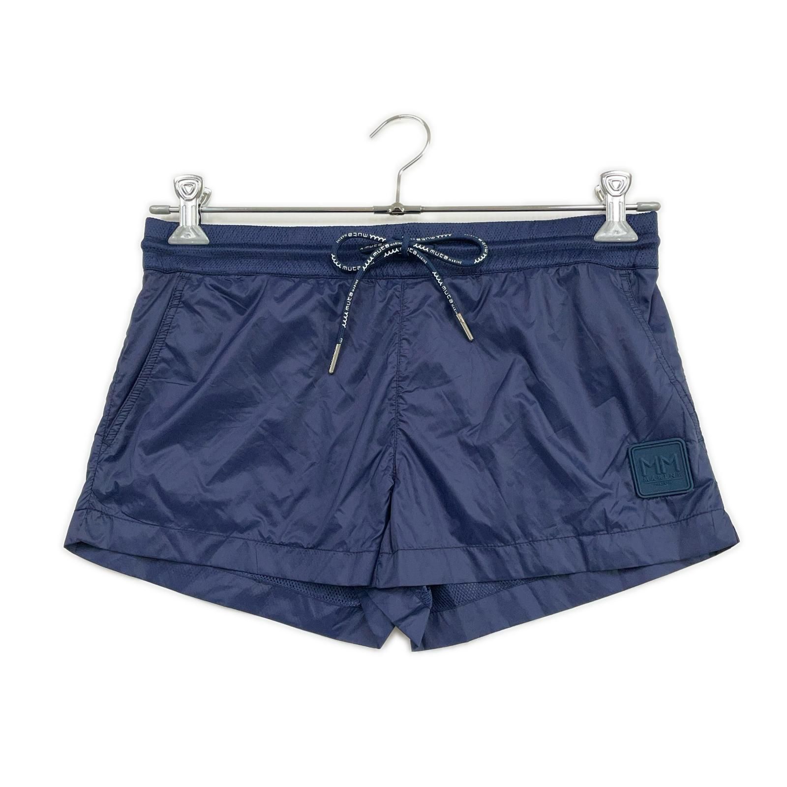 未使用品 レディース ムータマリン muta MARINE ショートパンツ 2(M) ネイビー 紺 ラッシュガード仕様 プール 9,600円