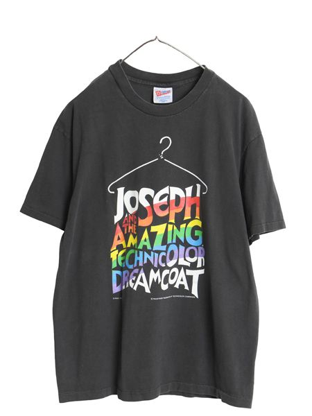 90s USA製 イラスト プリント Tシャツ メンズ L / オールド ミュージカル 舞台 映画 ムービー オフィシャル アート シングルステッチ 黒