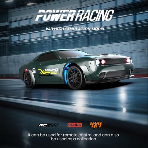 【新品】1:43 スケール ミニ rc ドリフト車ジャイロ完全比例 RTR 2.4 Ghz リモート コントロール rgb ホワイトカラーの車体カバーを装備(8504-ブラック) 6f4d1ef8