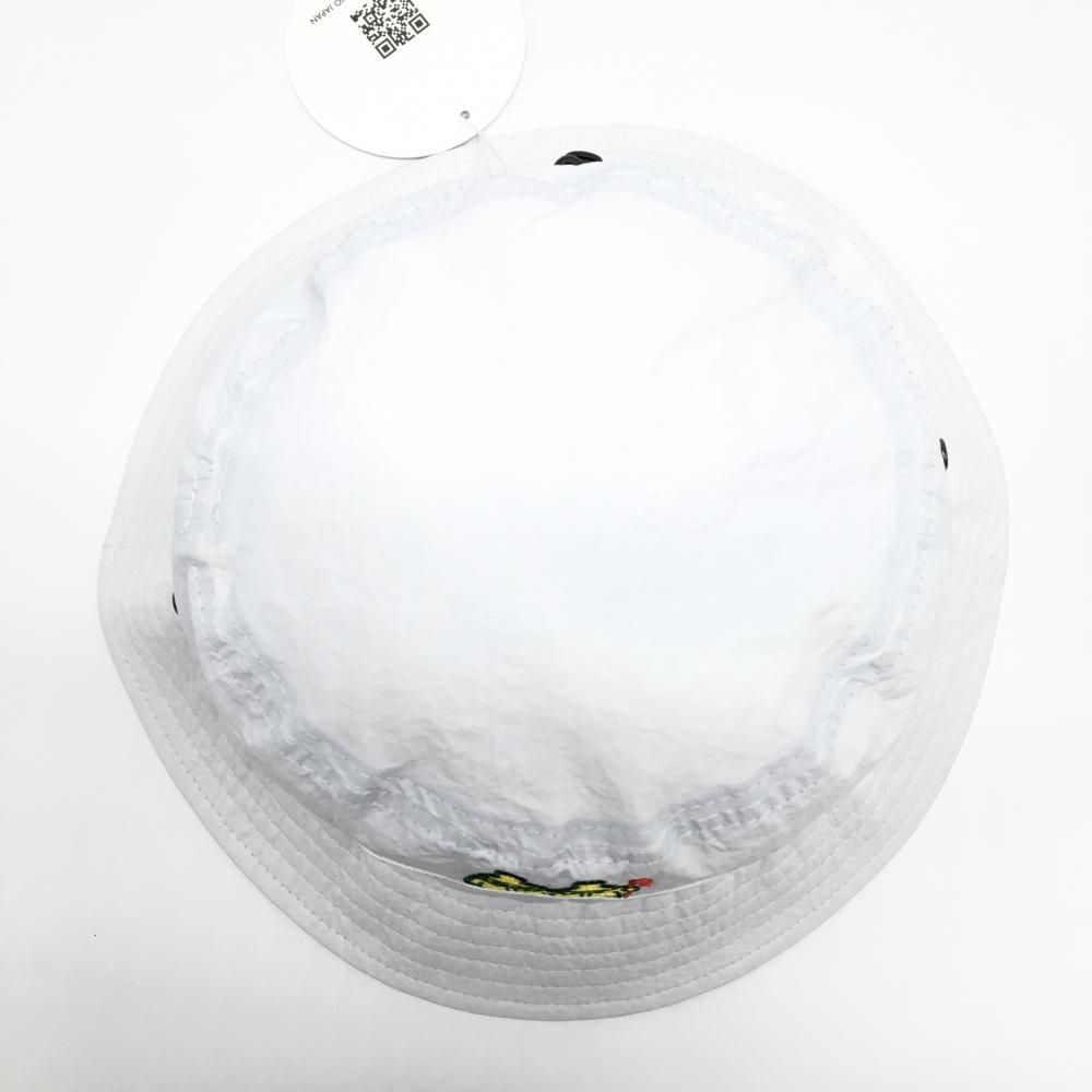 新品】ゴルフィッカーズ ハット 白×グリーン ロゴイ刺しゅう ゴルフ