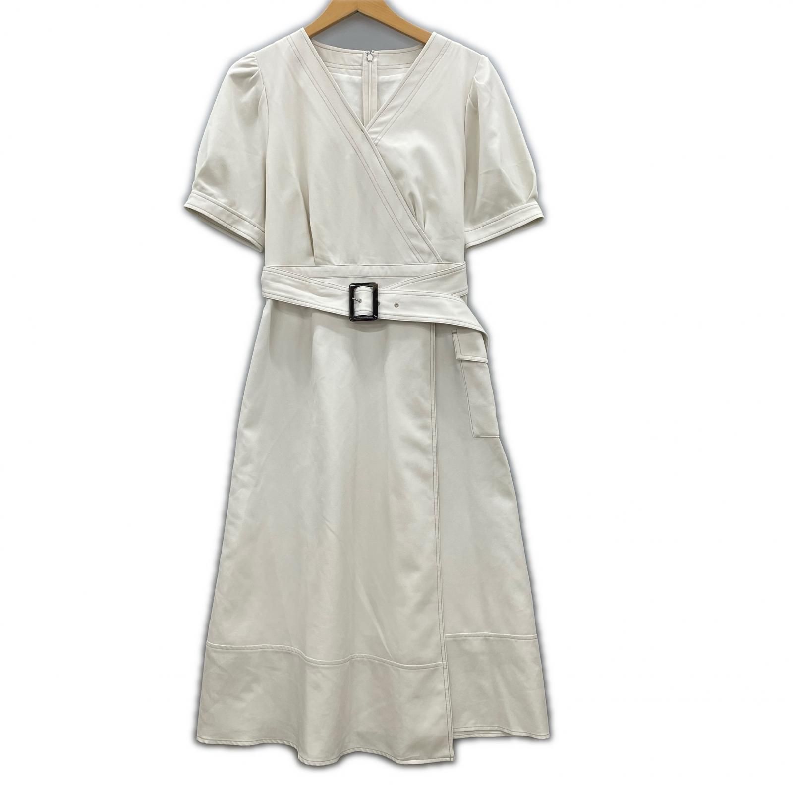 JUSGLITTY ジャスグリッティーワンピース size2/オフホワイト系 - メルカリ