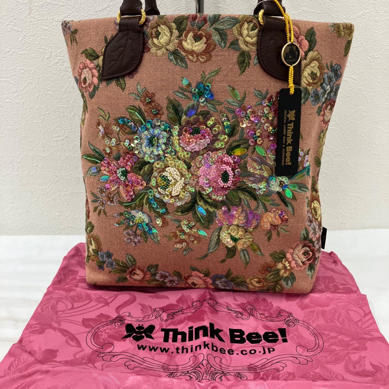 5584 【美品】 Think Bee! シンクビー！ タグ付き トートバッグ