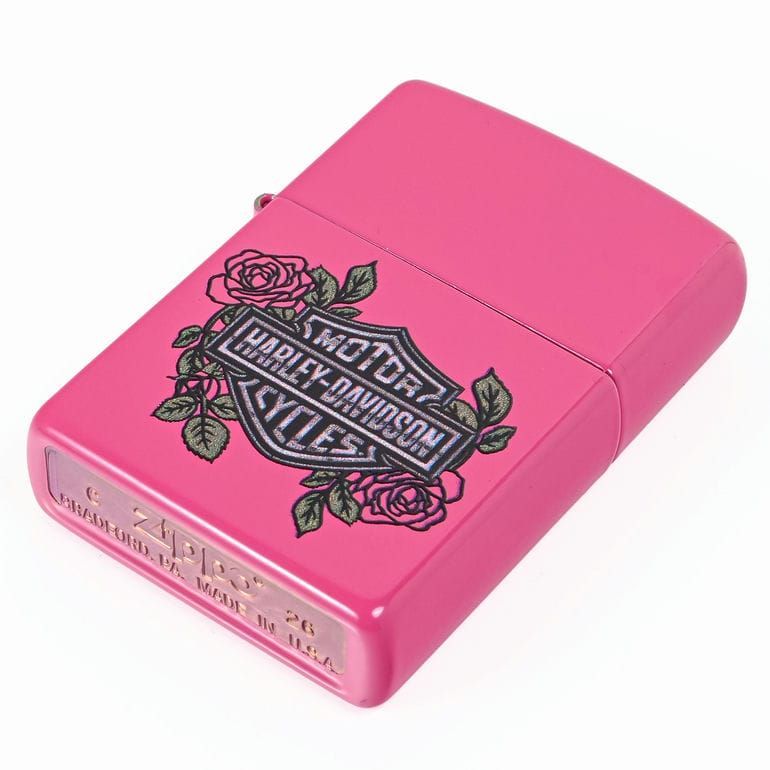 ハーレー ダビッドソン zippo 限定 ピンク zippo ローズ 新品 ZIPPO