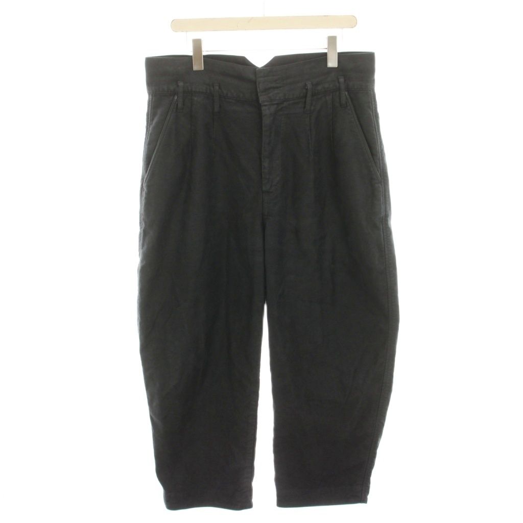 ポータークラシック Porter Classic テーパードパンツ コットンモールスキン M 黒 ブラック /HN