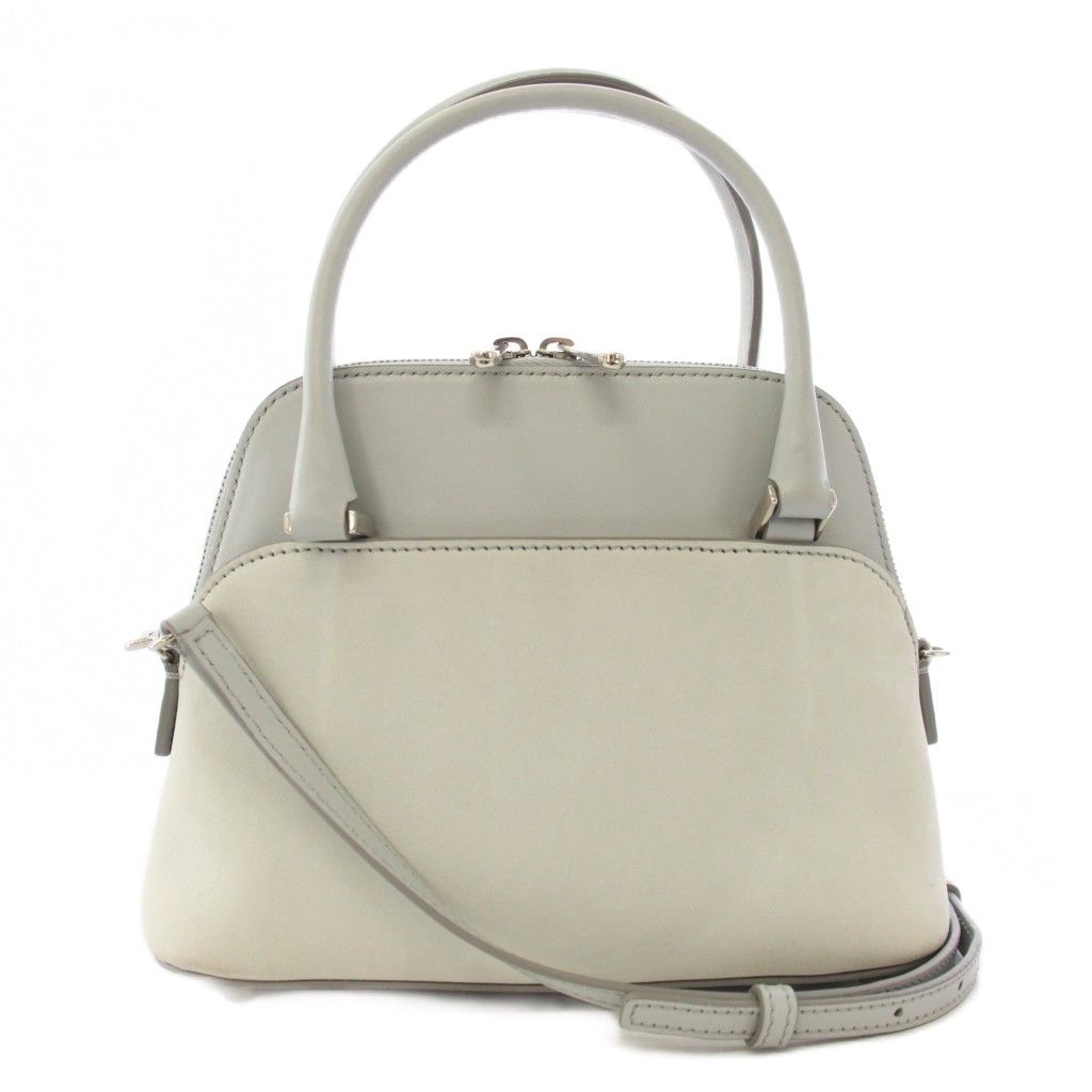 フォクシー FOXEY MACARON NOUVEAUX ショルダーバッグ ハンドバッグ 2WAY レザー スエード 水色 /TK36 ▲H