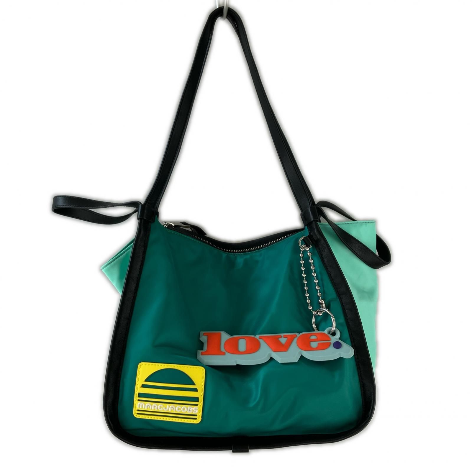 MARC JACOBS マークジェイコブスショルダーバッグ/グリーン系×チャコール系 6,720円