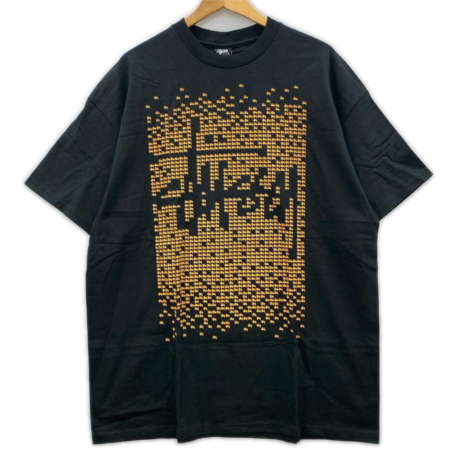 STUSSY ステューシー タグ付き コード半袖Ｔシャツ sizeXL/ブラック