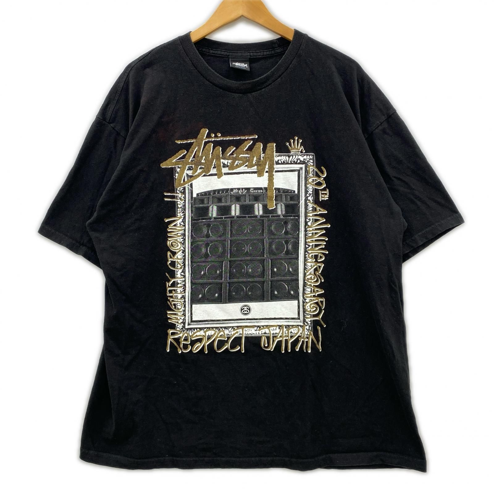 STUSSY ステューシー マイティークラウン20th Anniversary半袖Tシャツ