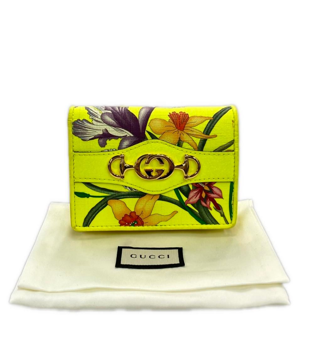 グッチ 二つ折り財布 フローラ ズゥミ 536353 0959 レディース GUCCI