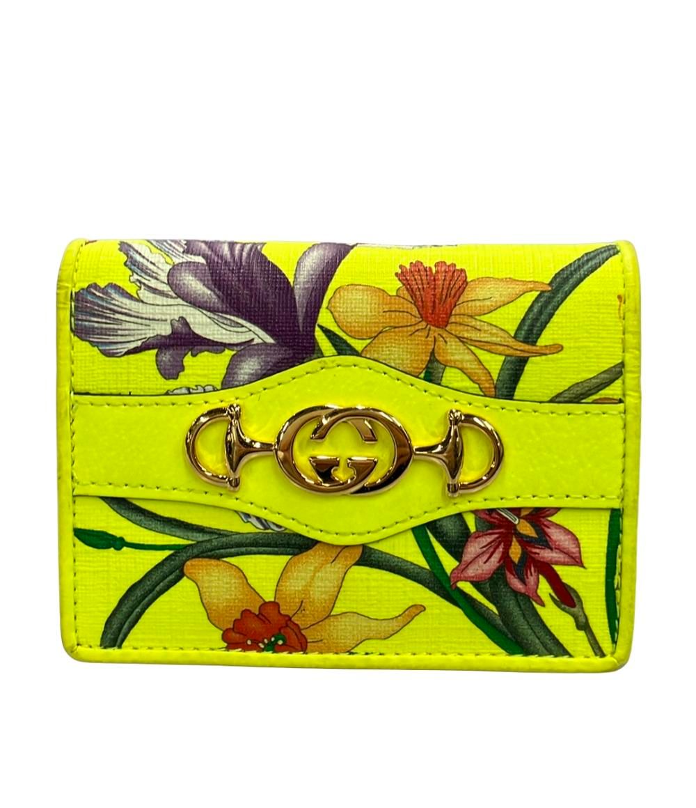 グッチ 二つ折り財布 フローラ ズゥミ 536353 0959 レディース GUCCI