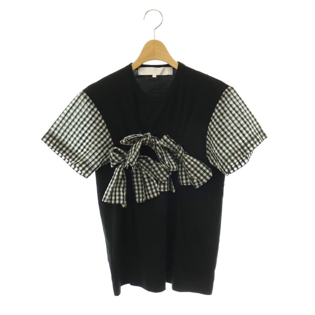 タオ コムデギャルソン TAO COMME des GARCONS ギンガムリボン 半袖