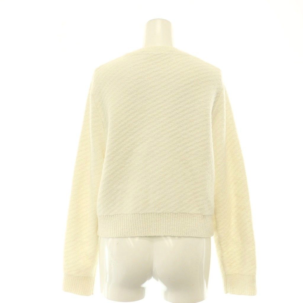 ルーニィ LOUNIE 25SS バイアス柄編みジップカーディガン ジャケット