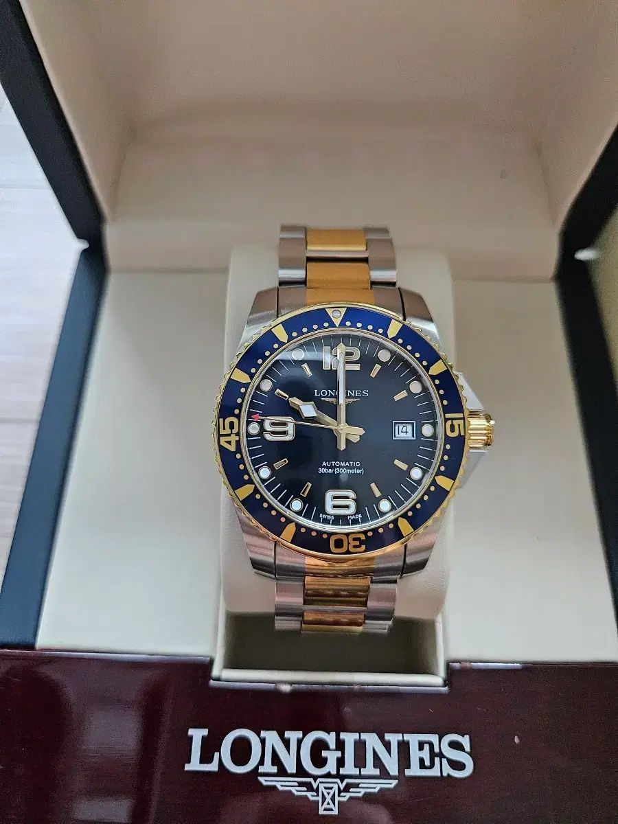 LONGINES ハイドロ コンクエスト デニム コンサート 41ミリ フルセット