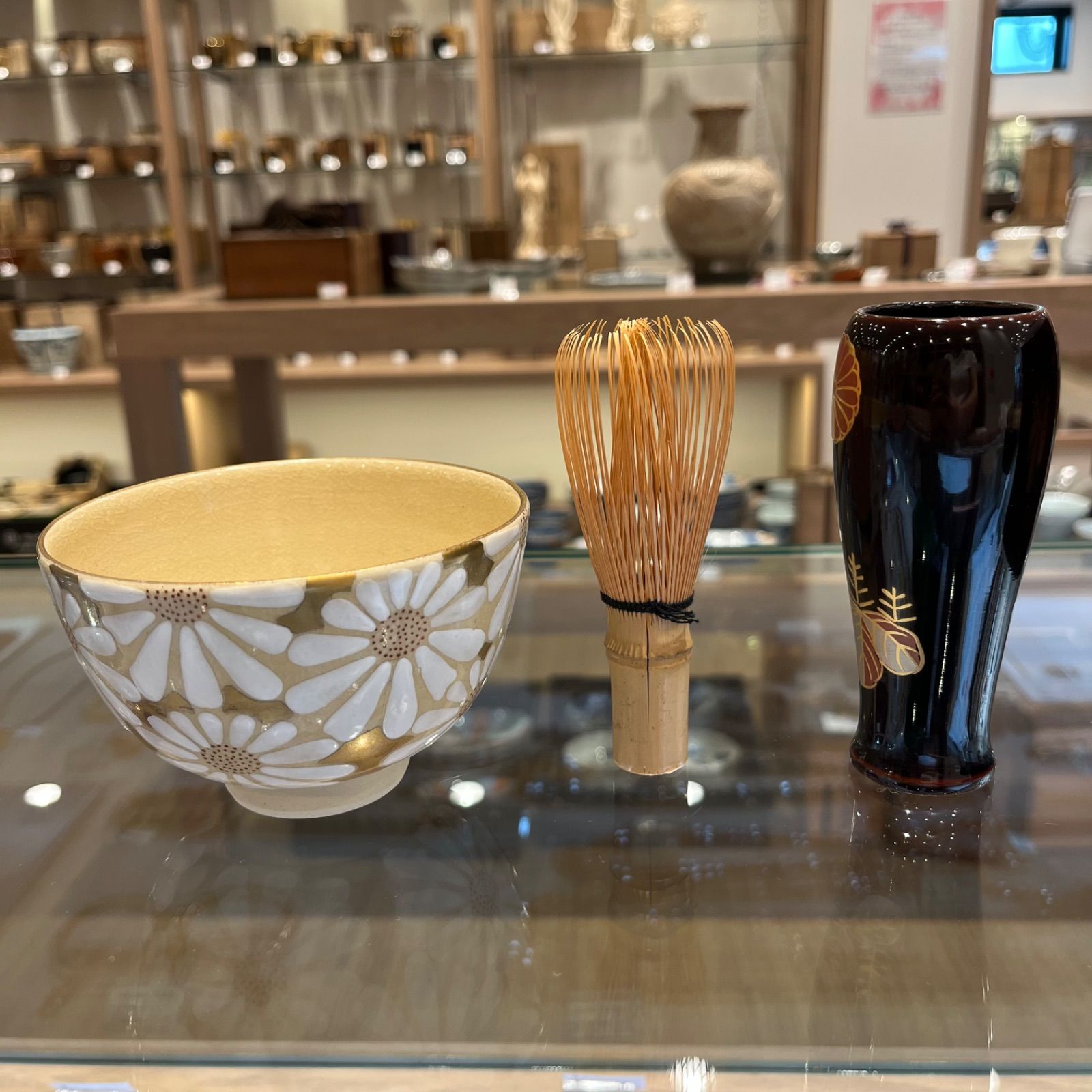 茶箱　野点セット　輪島塗 輪島塗茶箱 茶器セット 極上茶杓付 新K8-0715☆ - メルカリ