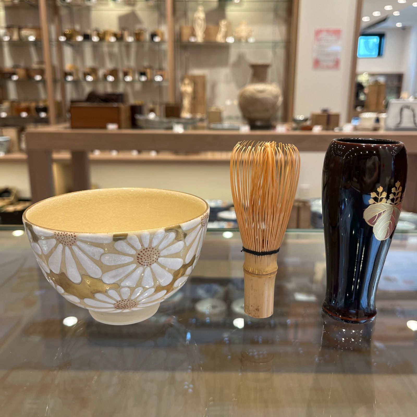 未使用品　輪島塗　老松茶入　仕服セット 輪島塗茶箱 茶器セット 極上茶杓付 新K8-0715☆ - メルカリ
