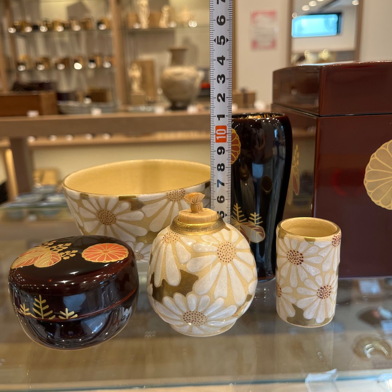 輪島塗茶箱 茶器セット 極上茶杓付 新K8-0715☆ - メルカリ