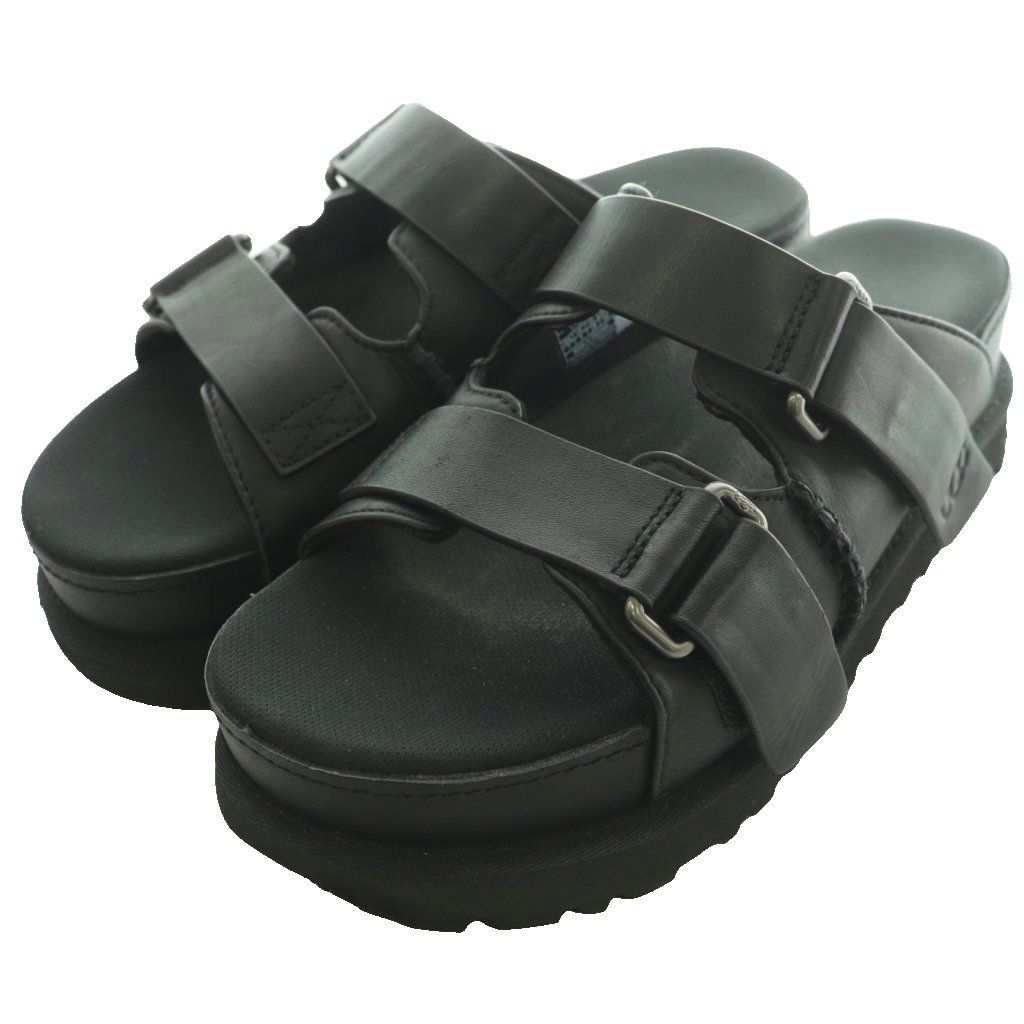 アグ オーストラリア UGG australia ゴールデンスター ハイ スライド Goldenstar Hi Slide サンダル US7 24cm 黒 ブラック 1152651 /SS ■OS ■SH