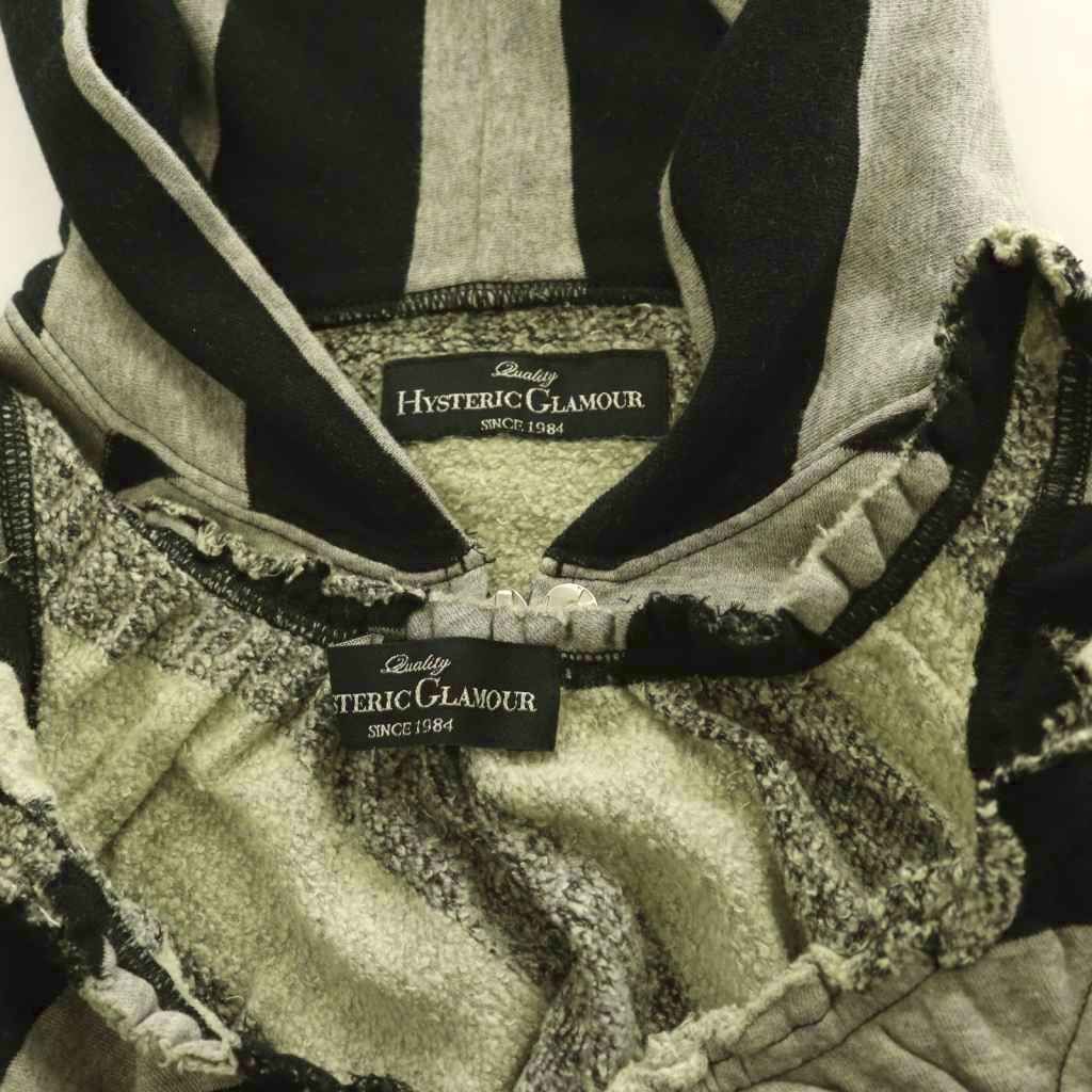 ヒステリックグラマー HYSTERIC GLAMOUR ボーダー パーカー タンク