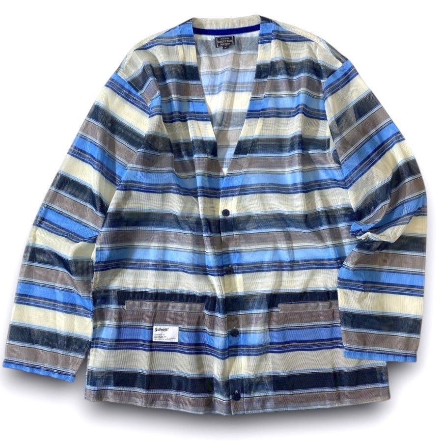 Schott N.Y.C. ショット パターンメッシュ ネイティブ調 ボーダー柄 V