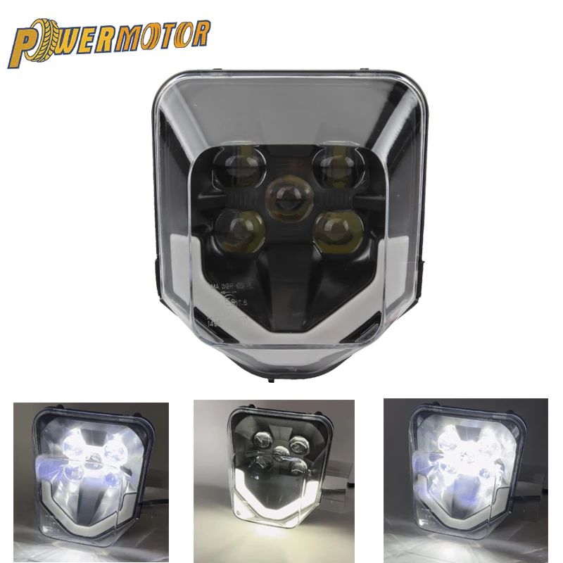 Husqvarna TE TC FE 250 300 用 LED ヘッドライト 2014-2019