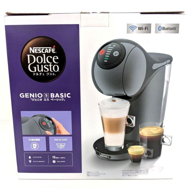 未使用 ネスレ ネスカフェ ドルチェ グスト GENIO S BASIC ジェニオ エス ベーシック アッシュグレー MD9784AG《U30294