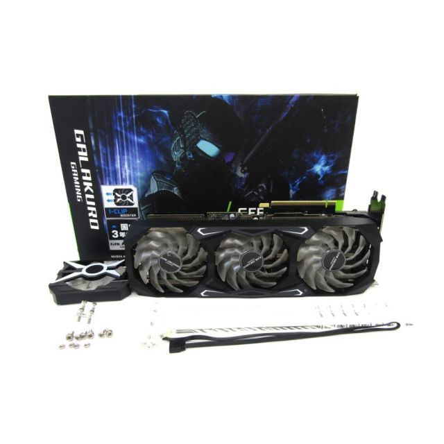 GALAKURO ギャラクロゲーミング GG-RTX3080-E10GB グラボ ∠UK2546