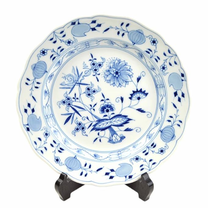 マイセン Meissen ブルー オニオン プレート 25cm 食器 磁器 高級 記念品 プレゼント 贈り物 磁器 ブランド食器