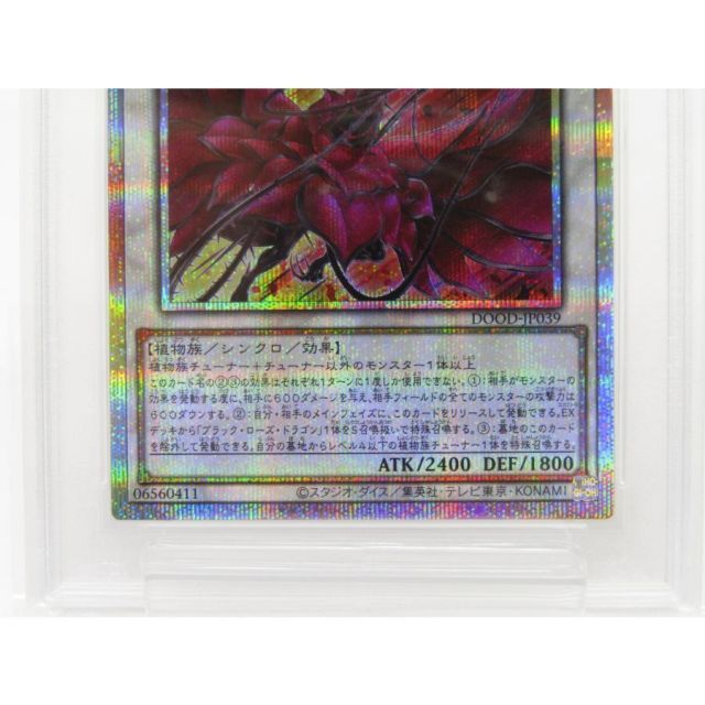 PSA10 遊戯王 PSE 黒薔薇の破滅竜 ブランブル・ローズ・ドラゴン DOOD