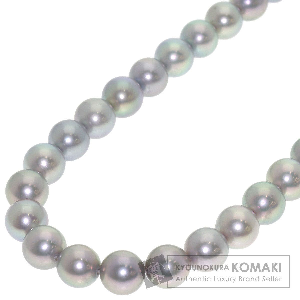 TASAKI タサキ グレーパール 真珠 ネックレス SV レディース [中古]