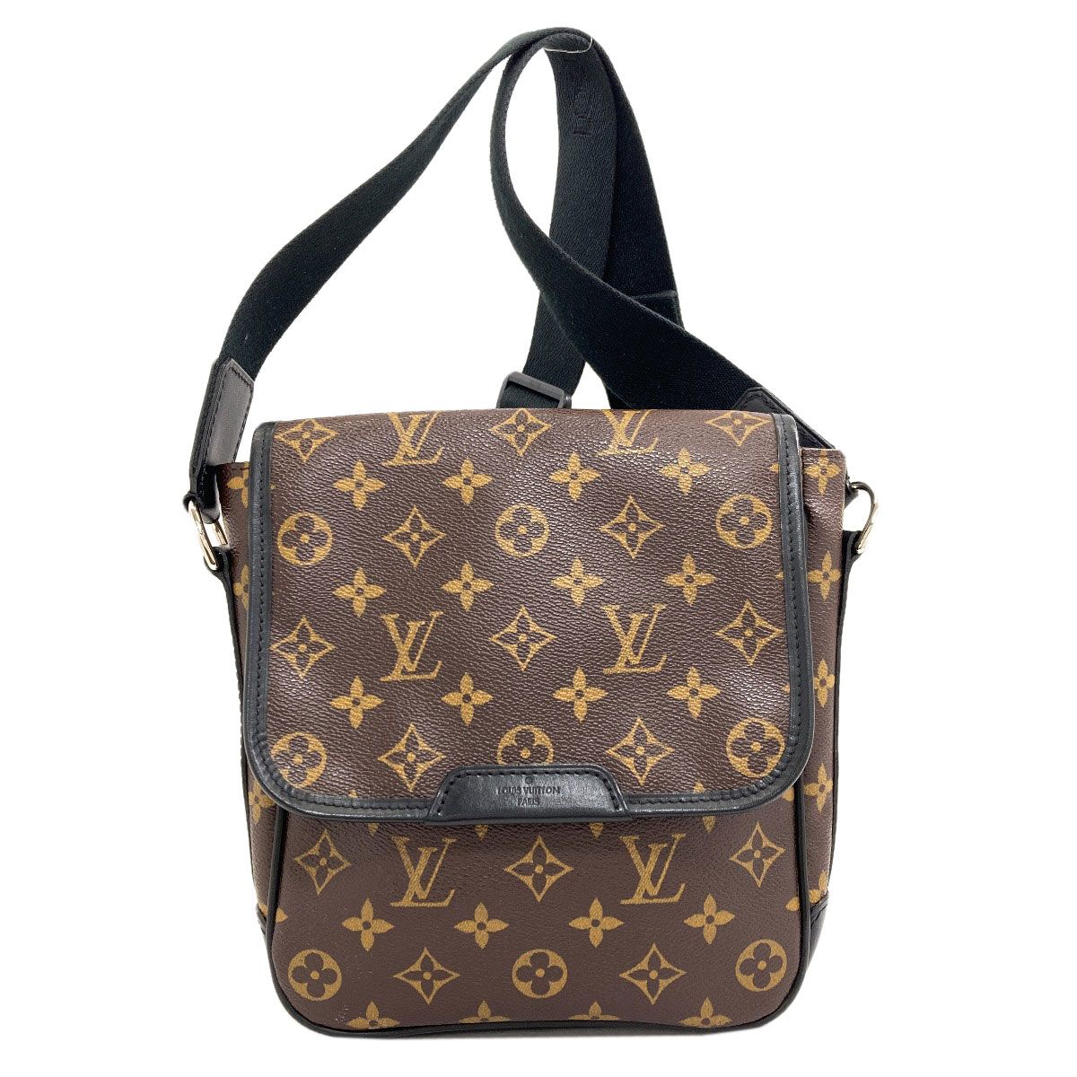 LOUIS VUITTON ルイヴィトン M56717 バスPM モノグラムマカサー ショルダーバッグ モノグラムキャンバス メンズ [中古]