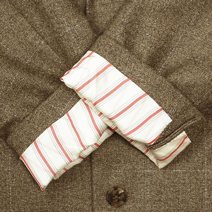 HERMES エルメス フランス製 カシミア ツイード テーラード ジャケット 極美品】HERMES エルメス カシミア100％ ジャケット サイズ 52 メンズ