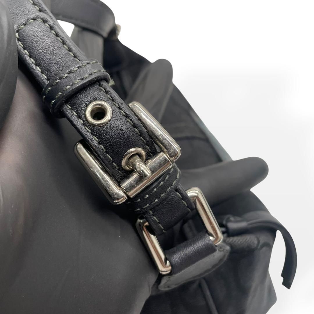 極美品 COACH ハンドバッグ アクセサリーポーチ ブラック シグネチャー