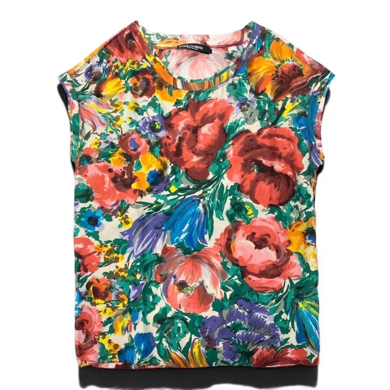超美品 DOLCE&GABBANA ドルチェアンドガッバーナ 花柄 ブラウス