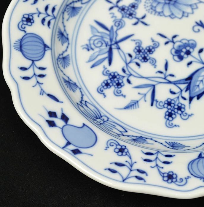 Meissen マイセン ブルーオニオン プレート 18cm お皿 ブルー ホワイト