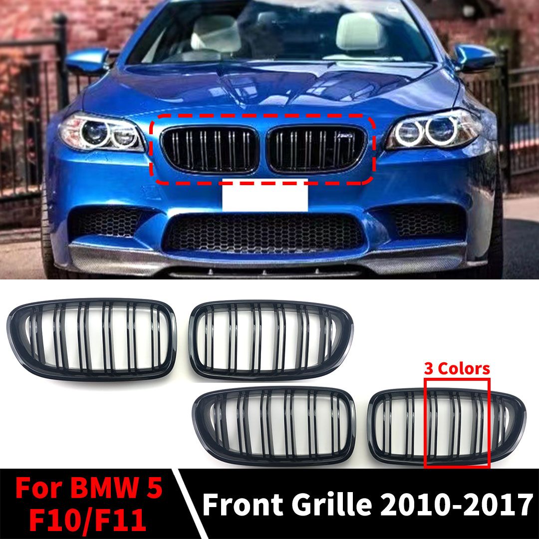BMW 5シリーズ F10/F11/F18 2010-2017年式 2スラット フロントバンパー キドニーグリル 8,408円