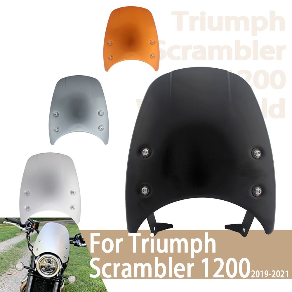 トライアンフ Speed Twin 1200 2019-2022 フロントウインドスクリーン マウントブラケット付き