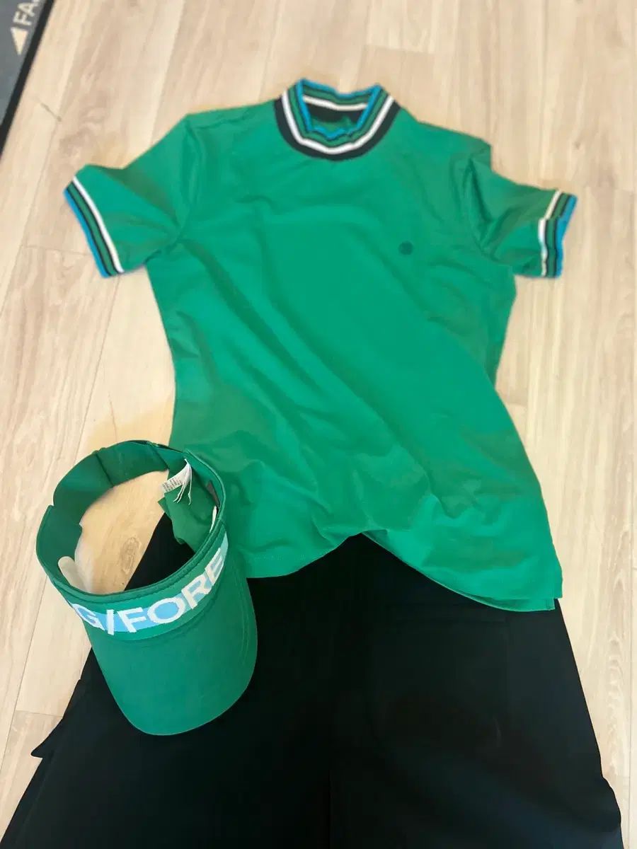G FORE(ジーフォア) ゴルフウェア グリーン 半袖Tシャツ S