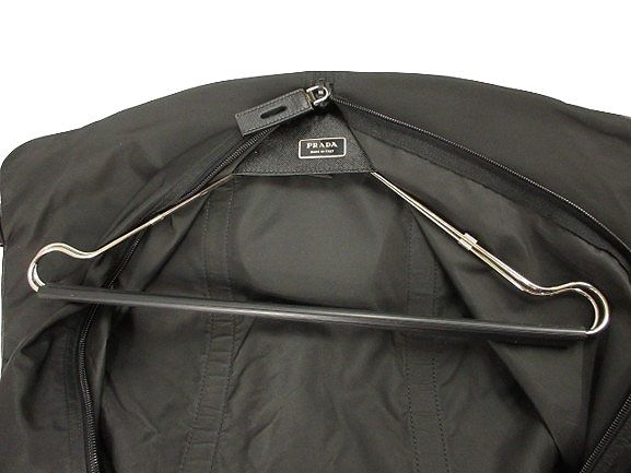 プラダ PRADA スーツバッグ ガーメントバッグ ハンガー付き 黒