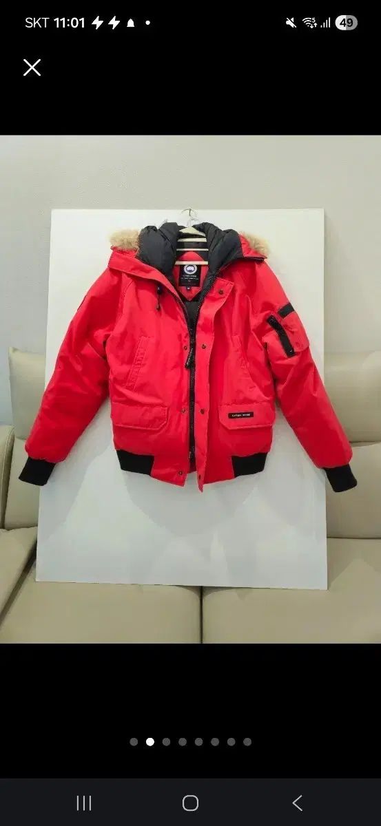 Canada Goose(カナダグース) チリワック パファー レッド m 状態 傷なし 最高