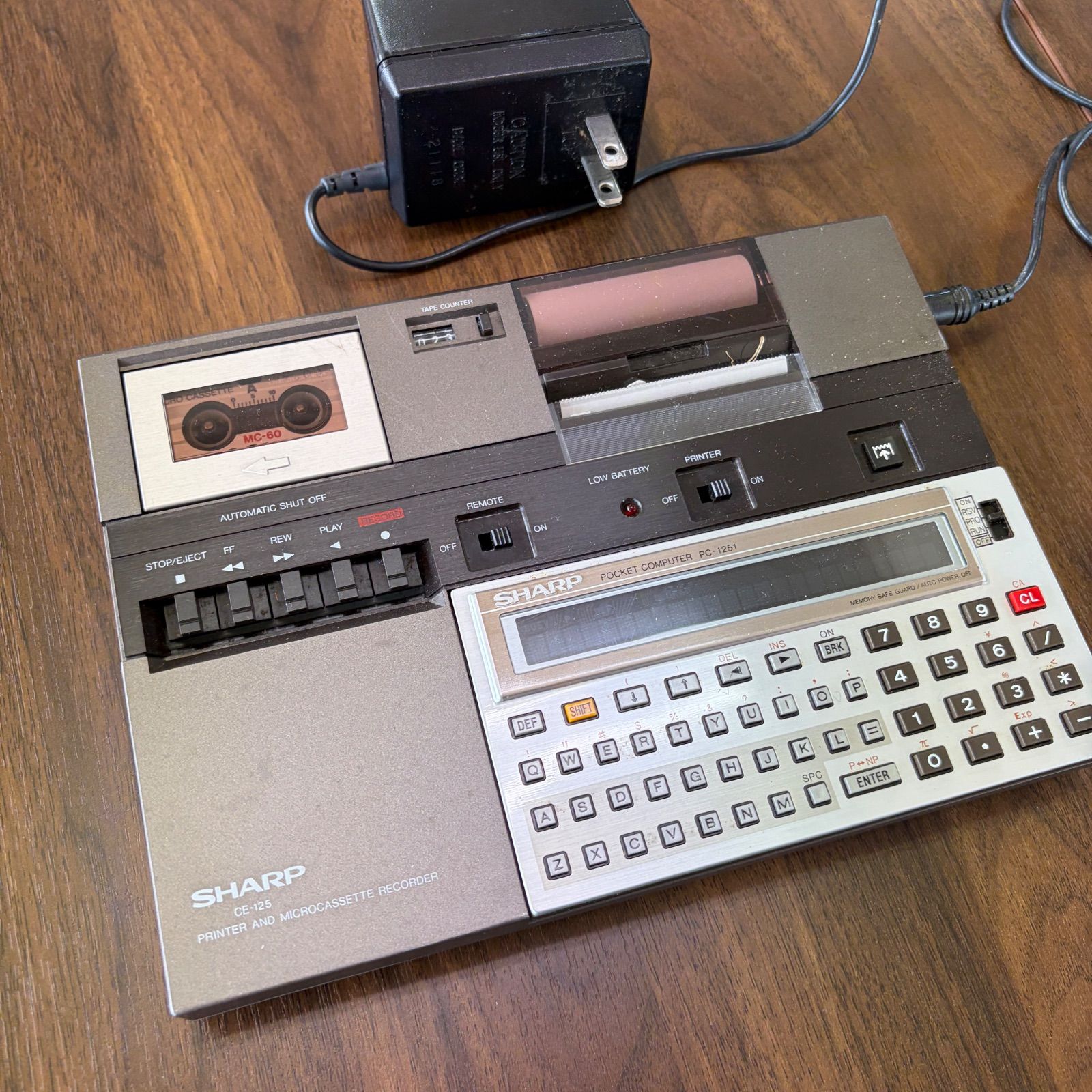 SHARP PC-1251 CE-125 ポケットコンピュータ プリンター ジャンク