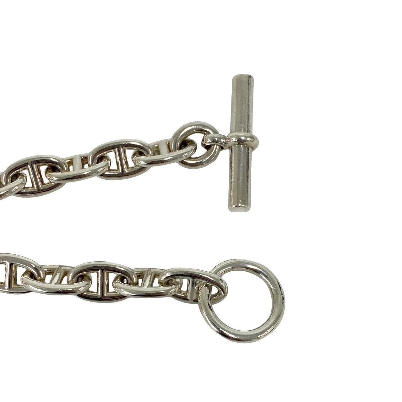 極 美品 HERMES エルメス シェーヌダンクル MM 13コマ ブレスレット