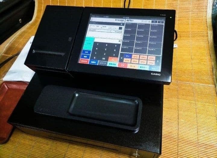 カシオレジスター V-R200 タッチ操作 設定無料Android 444222 - メルカリ