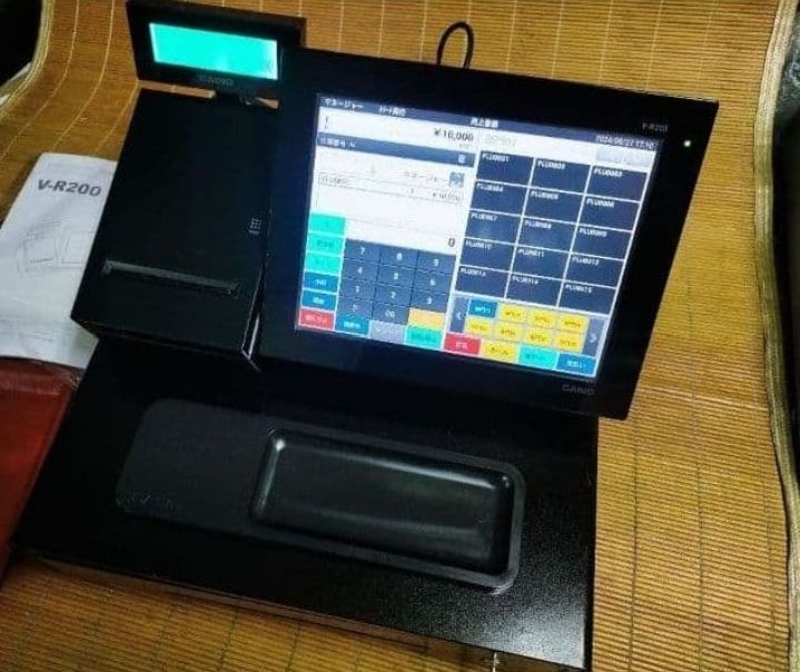 カシオレジスター V-R200 タッチ操作 設定無料Android 444222 - メルカリ