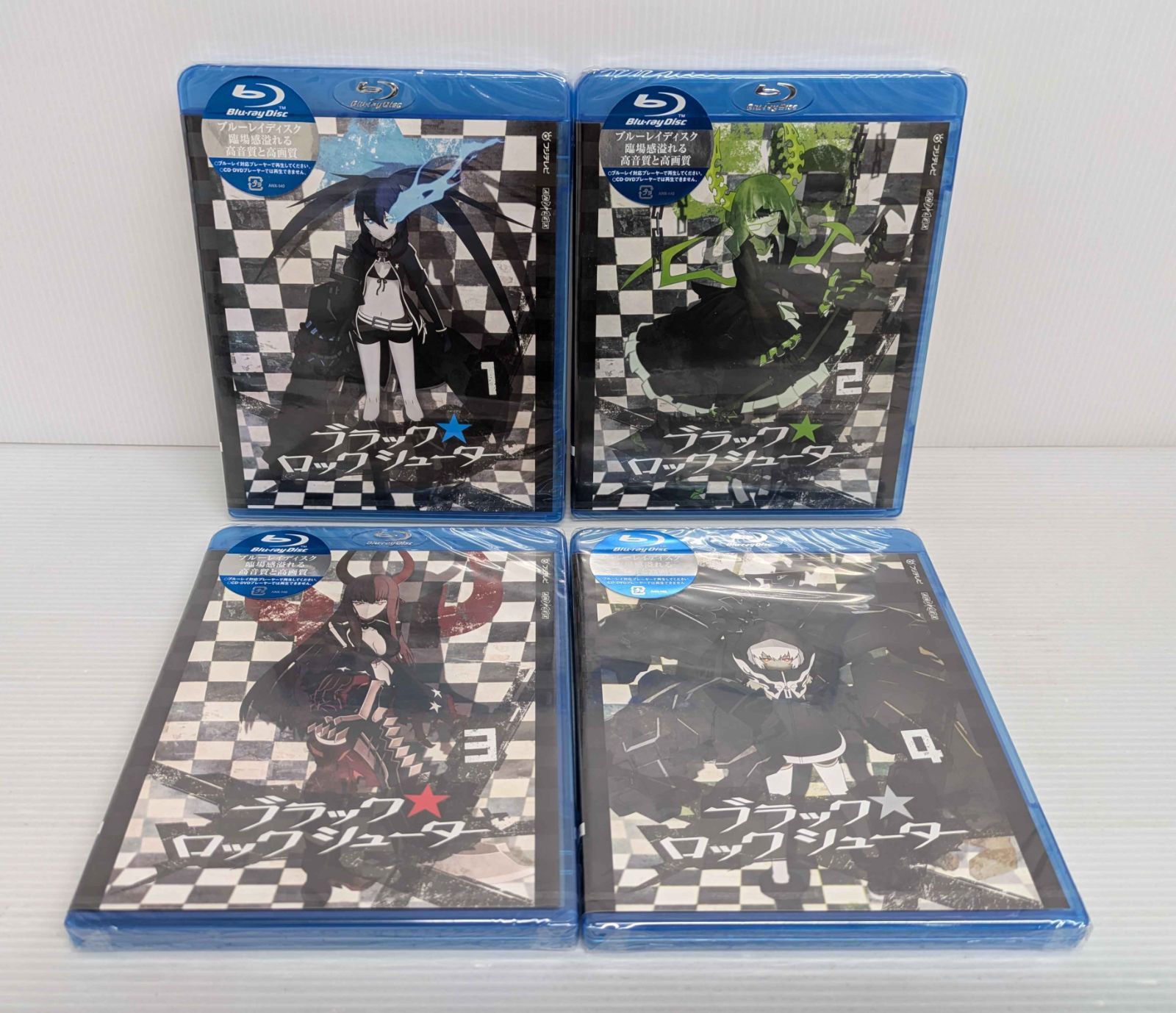 【未開封品】ブラック★ロックシューター 全4巻 Blu-ray